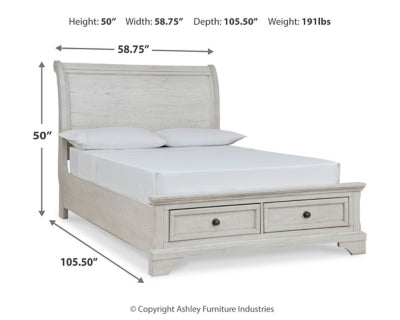 Cama tipo trineo con almacenamiento Robbinsdale