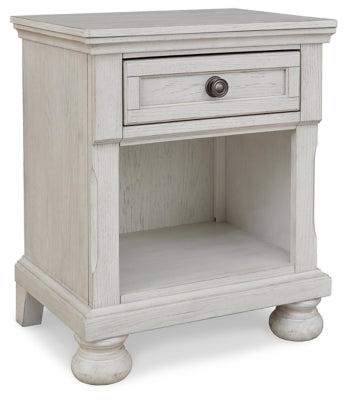 Robbinsdale Twin Storage Bed, Dresser, Mirror and Nightstand
