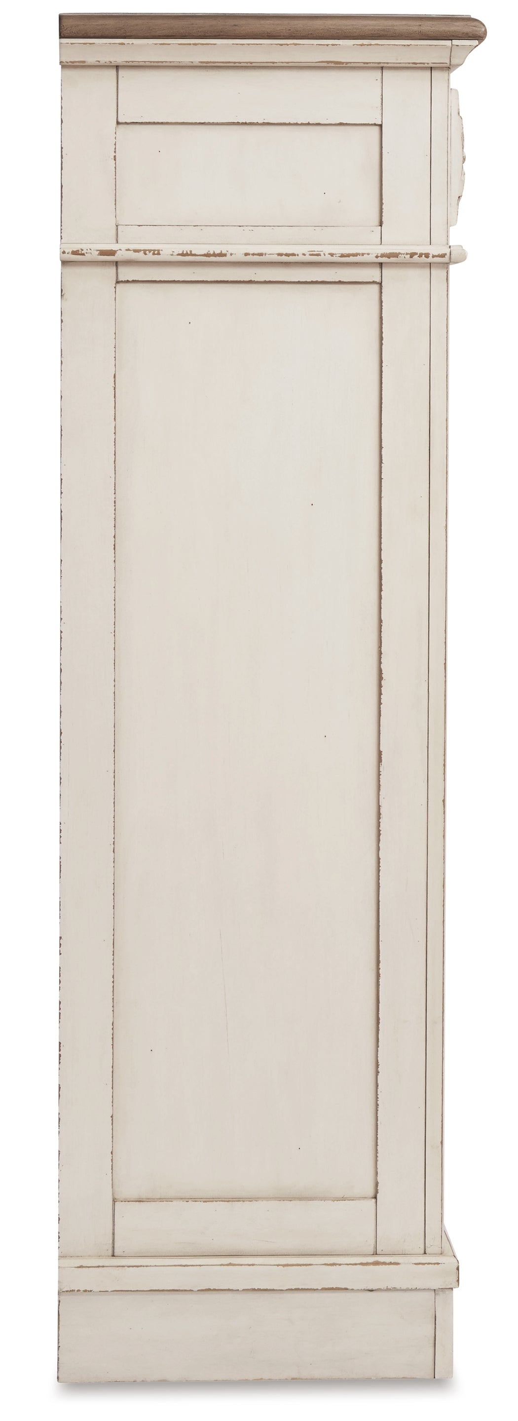 Cama y cómoda tapizadas tipo trineo Realyn Queen