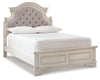 Realyn Full Panel Bed, Dresser and Nightstand