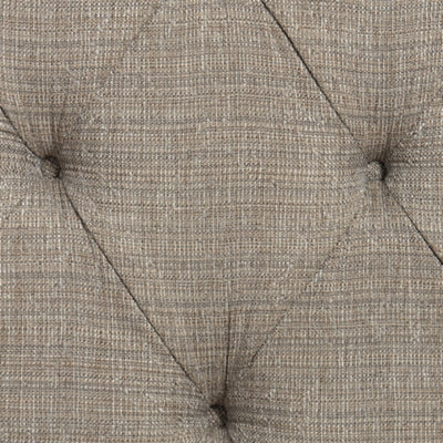Cama Queen tapizada con paneles, tocador, espejo, cómoda y mesita de noche Lodenbay
