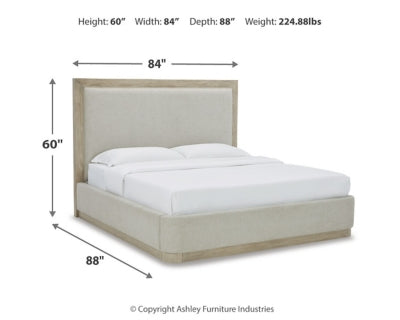 Cama tapizada Hennington California King