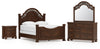 Lavinton Queen Poster Bed, Dresser, Mirror and Nightstand