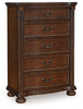 Lavinton Queen Poster Bed, Chest and Nightstand