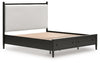 Portdown California King Upholstered Panel Storage Bed