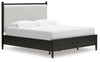 Portdown California King Upholstered Panel Storage Bed