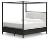 Portdown California King Upholstered Canopy Bed
