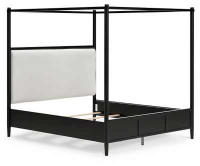 Portdown California King Upholstered Canopy Bed