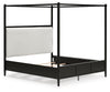 Portdown California King Upholstered Canopy Bed