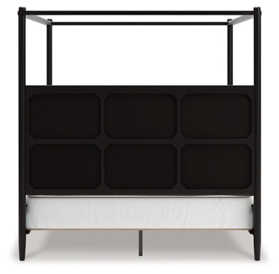 Portdown California King Upholstered Canopy Bed