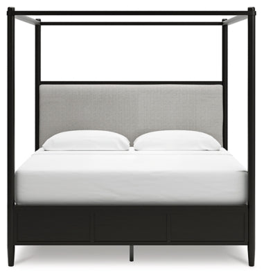 Portdown King Upholstered Canopy Bed