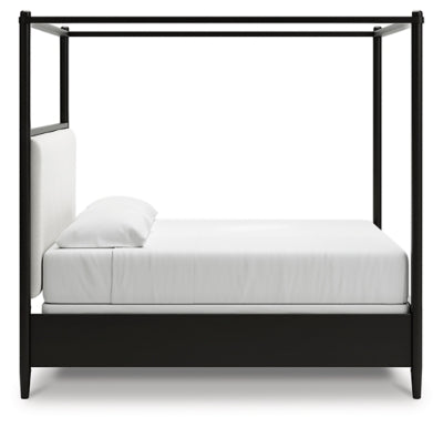 Portdown King Upholstered Canopy Bed