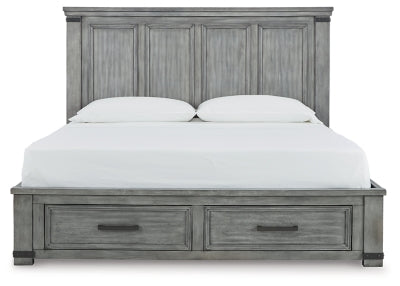 Cama California King con almacenamiento Russelyn