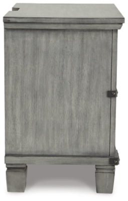 Russelyn California King Panel Bed, Dresser, Mirror, Chest and 2 Nightstands