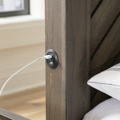 Cama Queen Arkenton con paneles