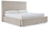 Kristiland King Upholstered Storage Bed