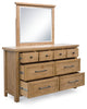 Kristiland Dresser and Mirror