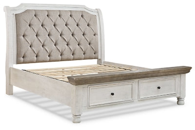 Cama tipo trineo Queen con espacio de almacenamiento Havalance