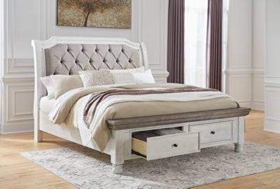 Cama tipo trineo Havalance King con espacio de almacenamiento