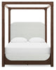 Breckington Queen Upholstered Canopy Bed
