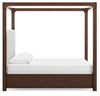 Breckington Queen Upholstered Canopy Bed