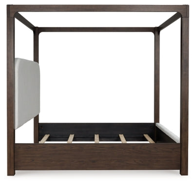 Breckington King Upholstered Canopy Bed