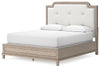 Cama Jorlaina California King con paneles tapizados