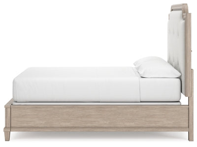 Jorlaina California King Upholstered Panel Bed