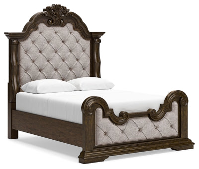 Cama Queen tapizada Maylee