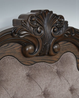 Cama Queen tapizada Maylee