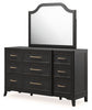 Welltern Dresser and Mirror