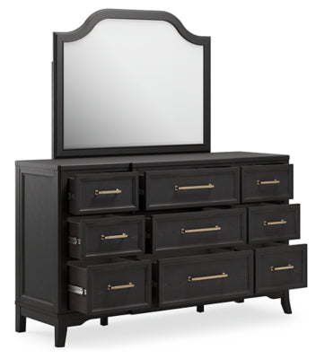 Welltern Dresser and Mirror