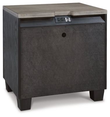 Foyland Queen Storage Bed, Dresser, Mirror and Nightstand
