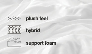 Chime 12 Inch Hybrid Full Mattress in a Box