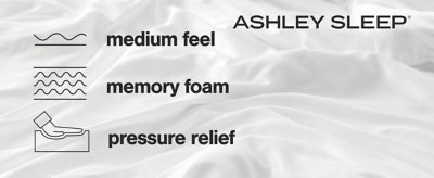 Chime 8 Inch Memory Foam Queen Mattress in a Box