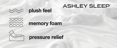 Chime 12 Inch Memory Foam King Mattress in a Box