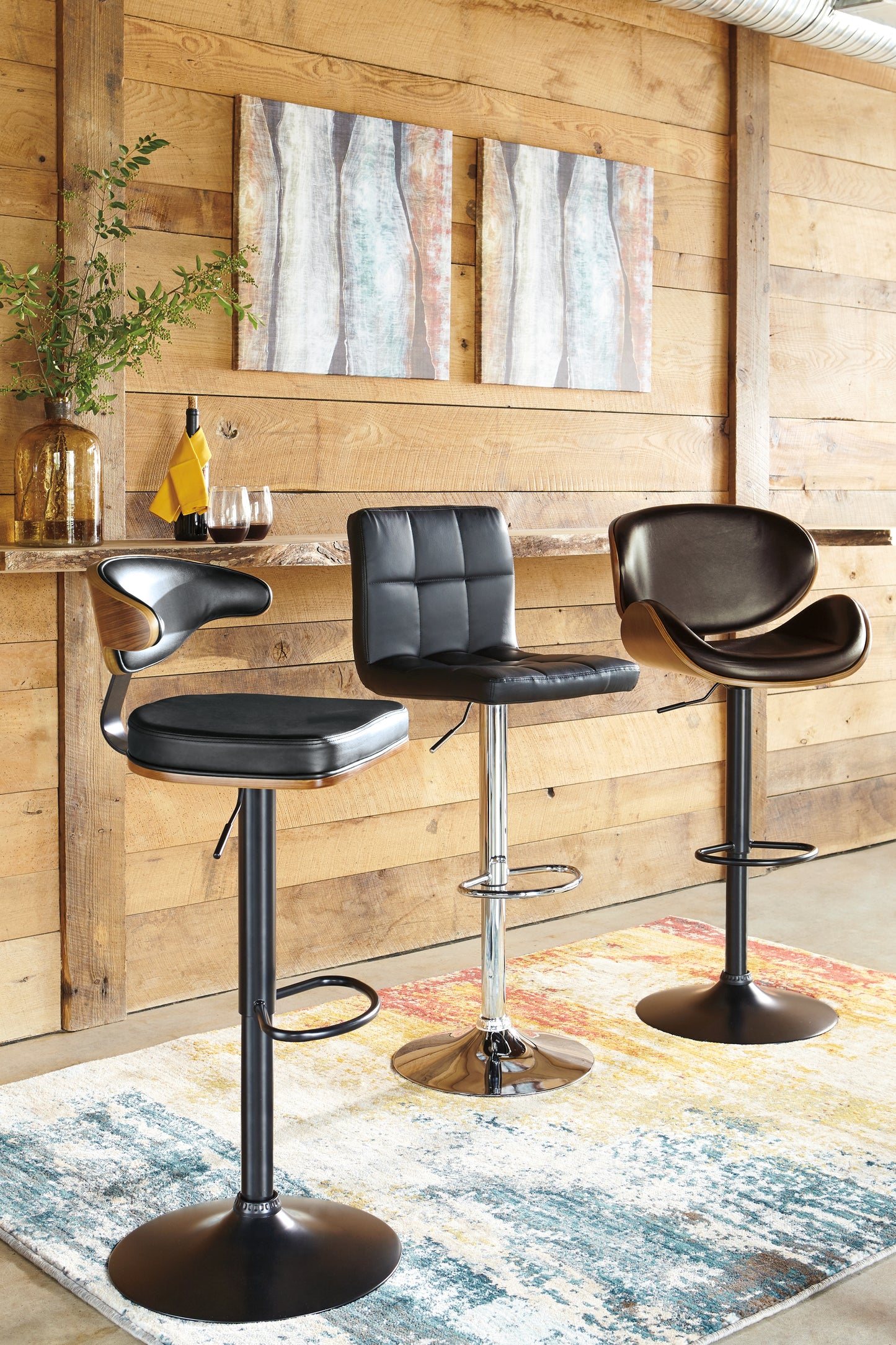 Taburete de bar de altura ajustable Bellatier