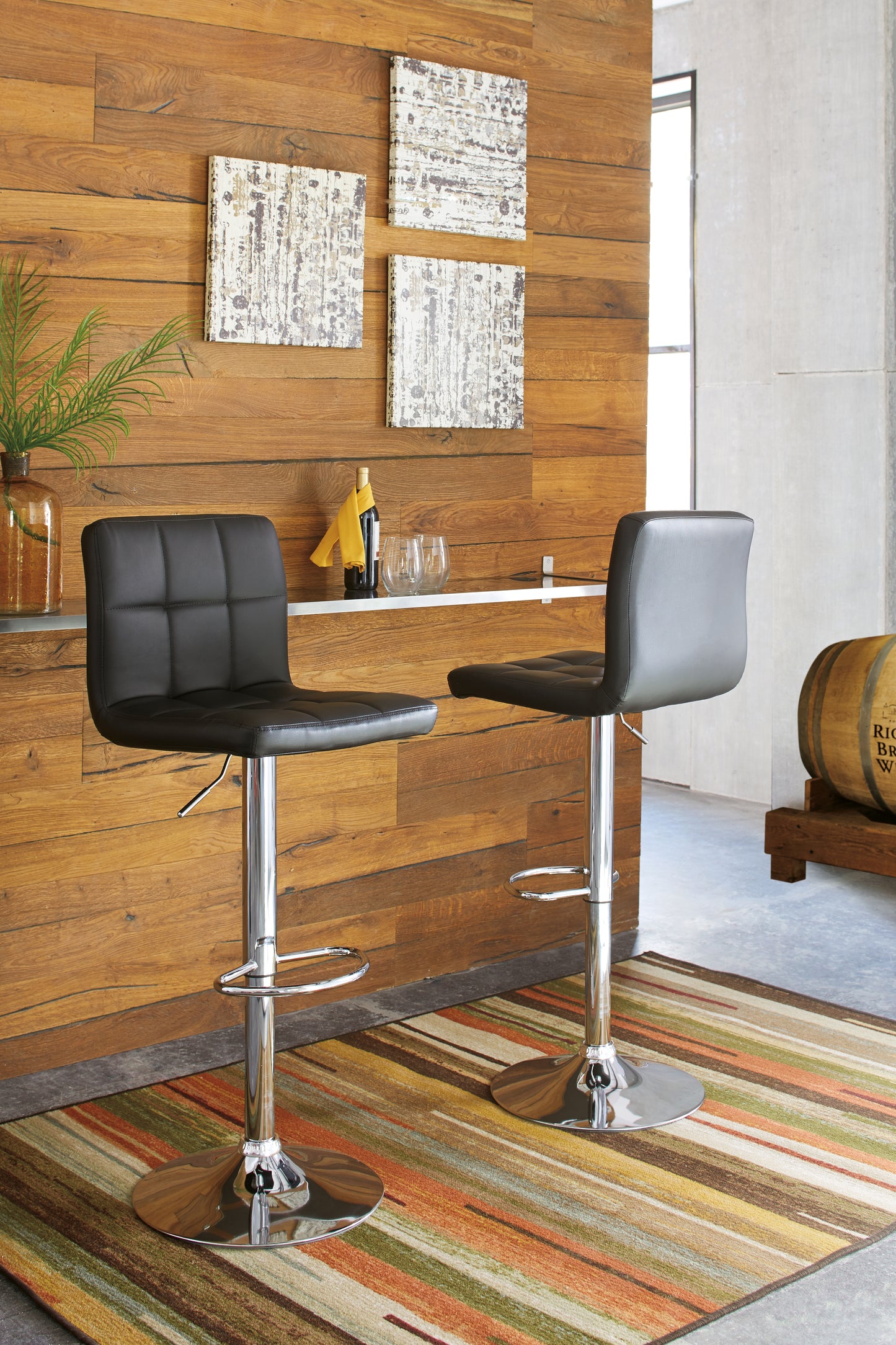 Taburete de bar de altura ajustable Bellatier