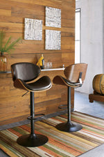 Taburete de bar de altura ajustable Bellatier