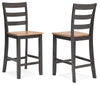 Gesthaven Dining Table with 4 Chairs and Bench (Set of 6)