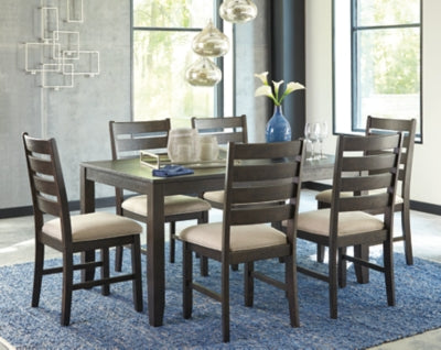 Rokane Dining Table and Chairs (Set of 7)