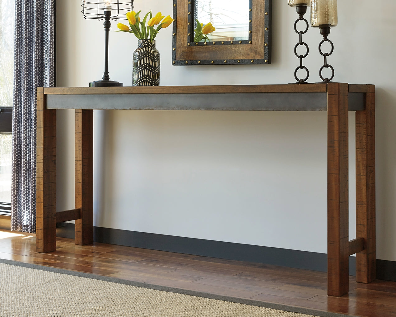 Mesa de comedor de altura de mostrador Torjin