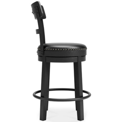 Mesa de comedor de altura de mostrador Valebeck y 4 taburetes