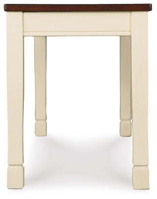 Mesa de comedor Whitesburg, 4 sillas, banco y servidor