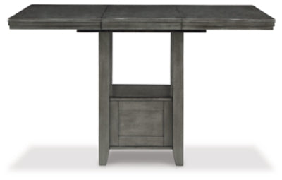 Mesa extensible de comedor Hallanden de altura de mostrador