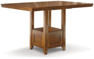 Juego de comedor de 8 piezas con altura de mostrador