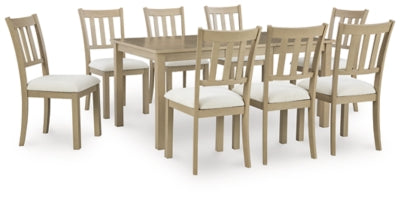 Paquete de comedor de 9 piezas