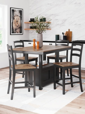 Wildenauer Dining Table and 4 Chairs