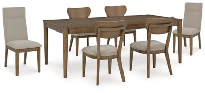 Roanhowe Dining Table and 6 Chairs