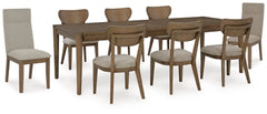 Roanhowe Dining Table and 8 Chairs